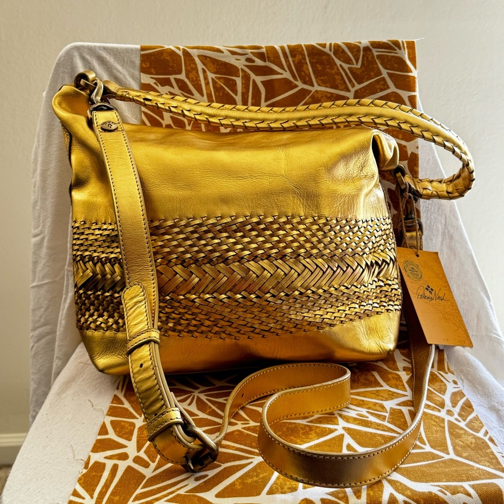 Gold Patricia Nash Crossbody